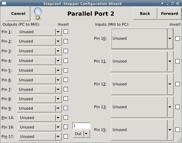 Parallel Port 2 Setup Page