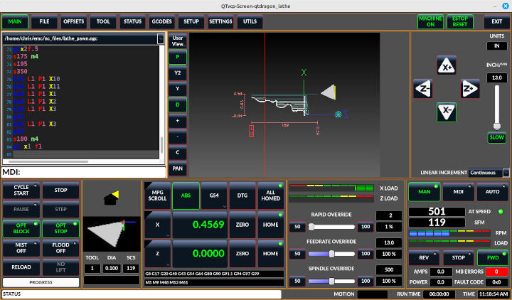 QtDragon Lathe